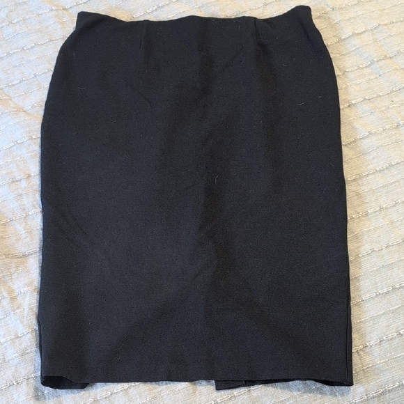 Prologue Classic Black Pull-on Long Pencil Skirt - Picture 1 of 4